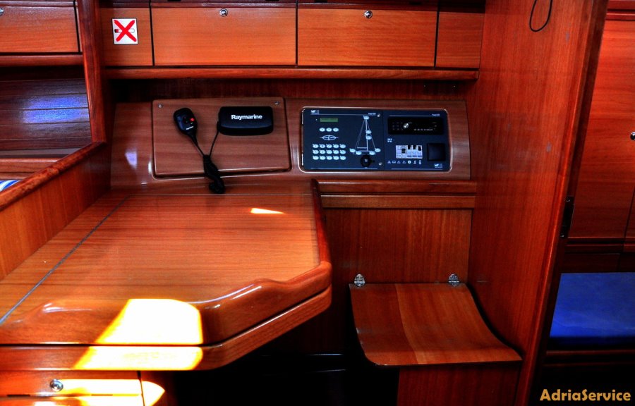 Navigationstabelle von Bavaria 38 Cruiser MidAS zu mieten in Izola in Slowenien