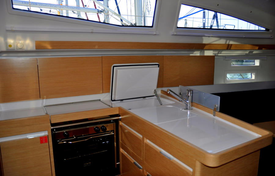 Galley in Elan 354 Impression Orange AS for charter in Izola in Slovenia