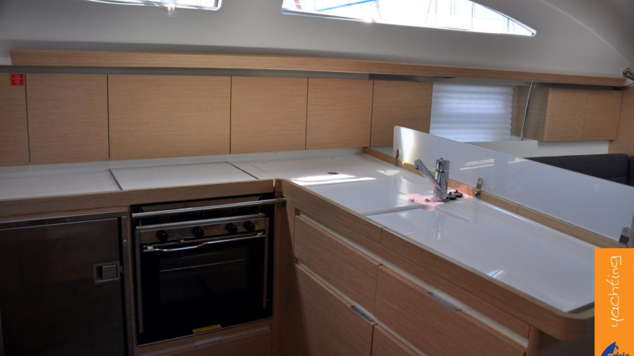 Galley in Elan Impression 45 High AS for charter in Izola in Slovenia