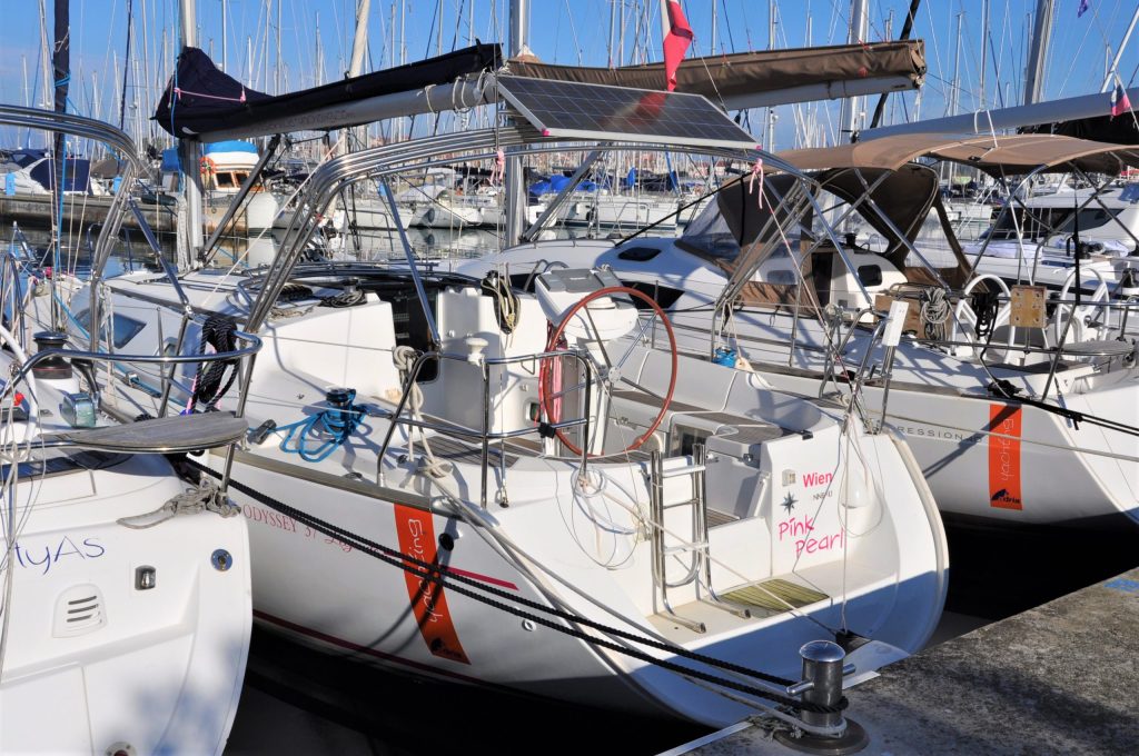 Jeanneau Sun Odyssey 37 Pink Pearl for charter in Izola in Slovenia