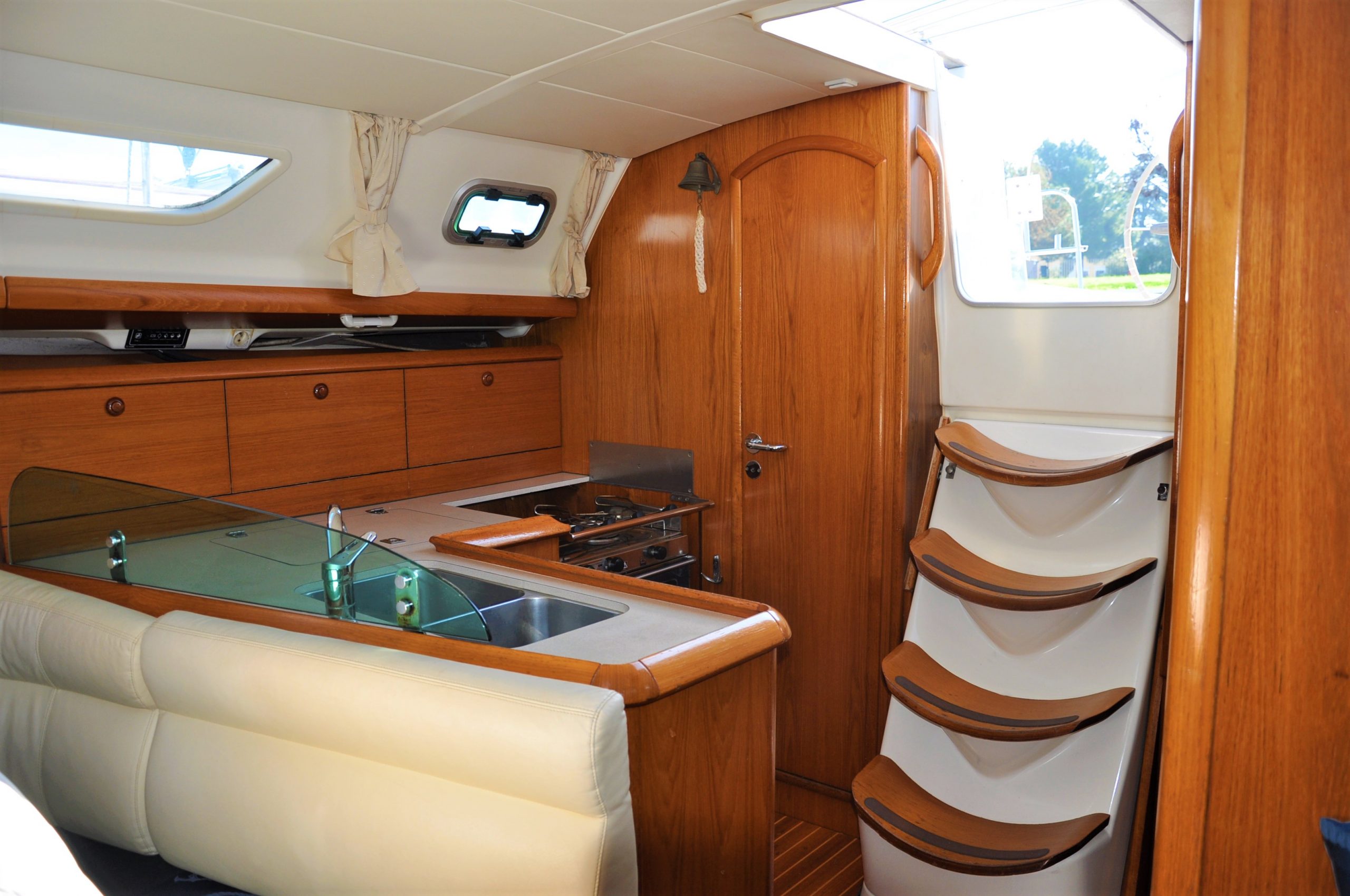 Galley in Jeanneau Sun Odyssey 37 Bonaca for charter in Izola in Slovenia